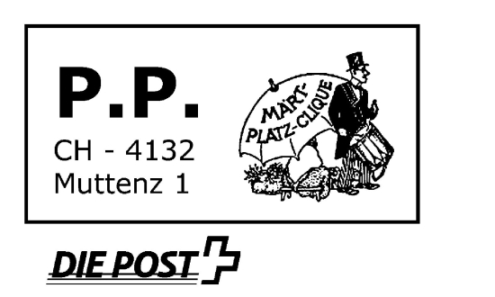 Address stamp with frame