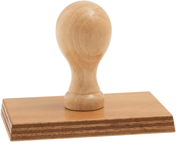 Wooden stamp 100×60 mm (1007)
