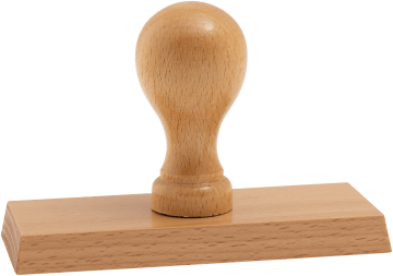 Wooden stamp 120×50 mm (993)