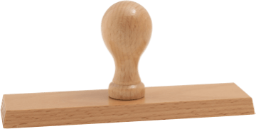 Wooden stamp 200×60 mm (10124)