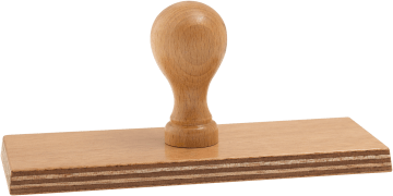 Wooden stamp 200×80 mm (10126)