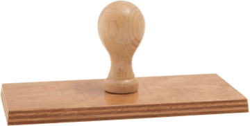 Wooden stamp 200×100 mm (10119)
