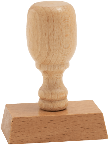 Wooden stamp 40×30 mm (953)