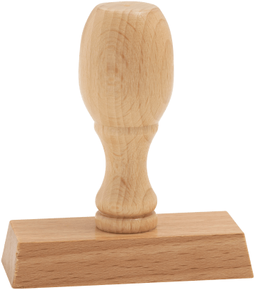 Wooden stamp 70×30 mm (956)
