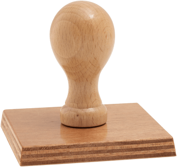 Wooden stamp 80×80 mm (1037)